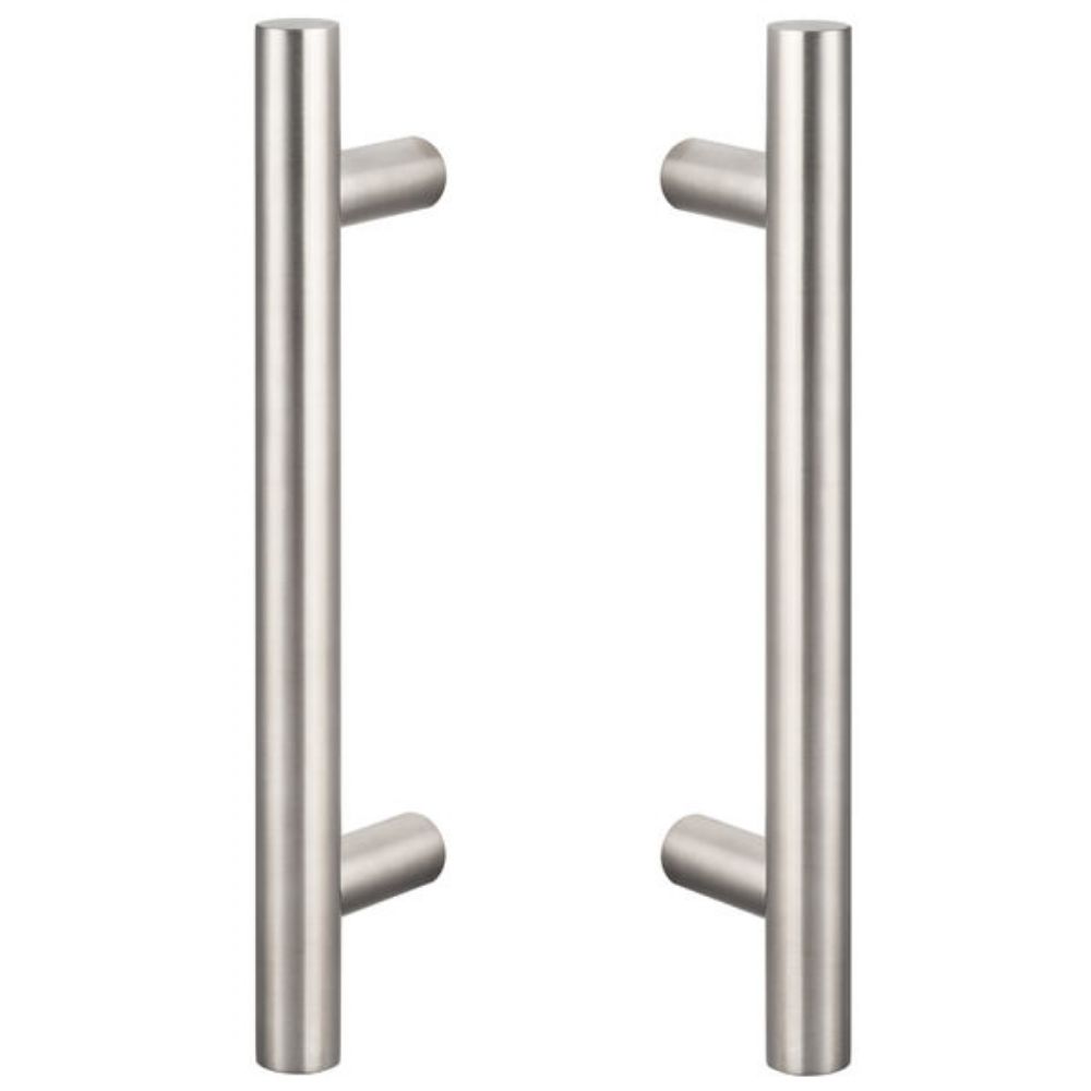 Sure-Loc Hardware SHR-RD1 32D Ladder Shower Door Handle 12" 2-sided in Satin Stainless